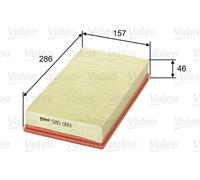 VALEO Engine Air Filter Fits FORD Ka Hatchback 1050705