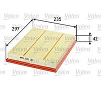 VALEO Engine Air Filter Fits OPEL Astra Speedster Zafira MPV Saloon 835627