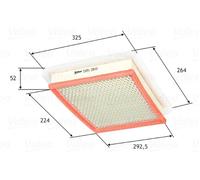 VALEO Engine Air Filter Fits OPEL Astra Zafira Hatchback MPV Saloon 835624