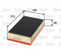 VALEO Engine Air Filter Fits VW Multivan T5 T6 Transporter Bus MPV 7H0129620A