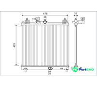 VALEO ENGINE COOLING RADIATOR 701138