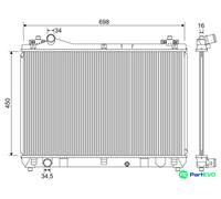 VALEO ENGINE COOLING RADIATOR 701243 FOR SUZUKI