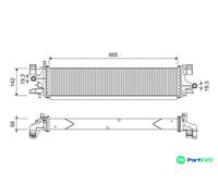 VALEO ENGINE COOLING RADIATOR 701249 FOR FORD
