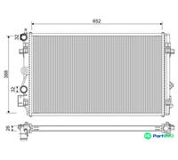 VALEO ENGINE COOLING RADIATOR 701331 FOR AUDI SEAT VW