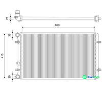 VALEO 701541 Engine radiator