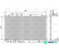 VALEO 701570 Engine radiator