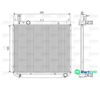 VALEO 701591 Engine radiator
