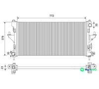 VALEO ENGINE COOLING RADIATOR 701665