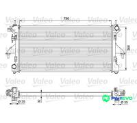 VALEO ENGINE COOLING RADIATOR 701727