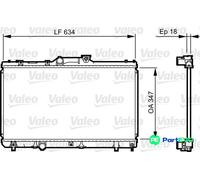 VALEO ENGINE COOLING RADIATOR 731441 FOR TOYOTA