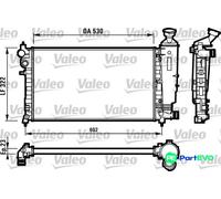 VALEO ENGINE COOLING RADIATOR 731526 FOR CITROËN PEUGEOT