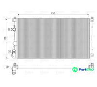 VALEO ENGINE COOLING RADIATOR 732917