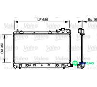 VALEO ENGINE COOLING RADIATOR 735209 FOR SUBARU