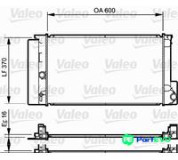 VALEO ENGINE COOLING RADIATOR 735250 FOR TOYOTA