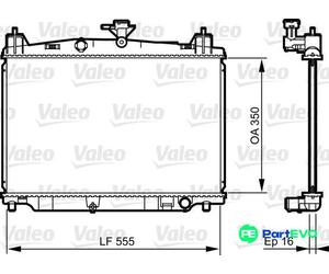 VALEO ENGINE COOLING RADIATOR 735416 FOR MAZDA
