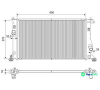 RADIATOR, ENGINE COOLING 735448