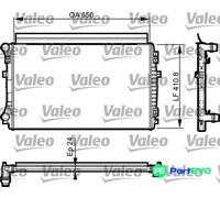 VALEO ENGINE COOLING RADIATOR 735558 FOR AUDI SEAT SKODA VW