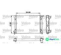 VALEO ENGINE COOLING RADIATOR 883820 FOR VW