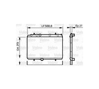 Valeo Service 734338 Radiator