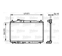 VALEO 735243 Engine radiator