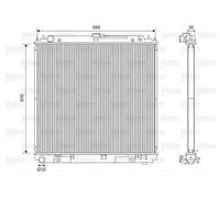 Valeo Engine Radiator fits Nissan