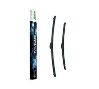 Valeo Everguard Kit of 2 Wiper Blades VSK7 - Front - 21 Inches / 19 Inches | Silicone Technology, Flat Blades, 566023