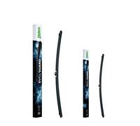 VALEO EVERGUARD - Premium - A kit of Silicone Flat Wiper Blades VSF60+VSF35, Lengths: 24 Inches+14 Inches - Front (Pack of 2)