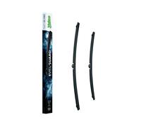 VALEO EVERGUARD - VSK1 - Premium Flat Silicone Wiper Blades kit with Extended life X2 - Lengths: 600mm/400mm - Front - Set of 2-566017