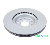 Valeo Coated Brake Disc, Box of 1 Vented Disc - Front Axle - Similar to OE Design and Quality - 672500