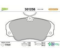 VALEO FRONT DISC BRAKE BRAKE PAD SET 301256 FOR OPEL VAUXHALL