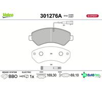VALEO FRONT DISC BRAKE BRAKE PAD SET 301276A