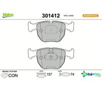 VALEO FRONT DISC BRAKE BRAKE PAD SET 301412 FOR BMW ALPINA