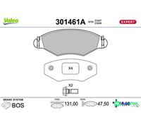 VALEO FRONT DISC BRAKE BRAKE PAD SET 301461A FOR PEUGEOT