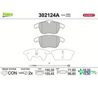 BRAKE PAD SET DISC BRAKE 302124A FOR PEUGEOT 407/SW 508/Van CITROËN C5/III 2.2L