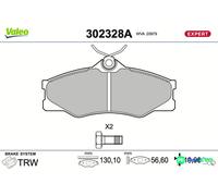 VALEO FRONT DISC BRAKE BRAKE PAD SET 302328A