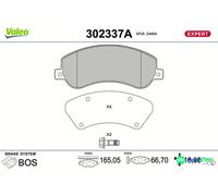 VALEO FRONT DISC BRAKE BRAKE PAD SET 302337A FOR VW