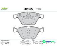 VALEO FRONT DISC BRAKE BRAKE PAD SET 601027 FOR BMW