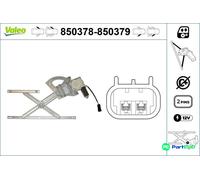 VALEO FRONT LEFT WINDOW REGULATOR 850378 FOR MG ROVER