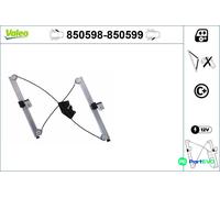 VALEO FRONT LEFT WINDOW REGULATOR 850598 FOR SEAT