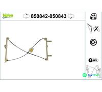 VALEO FRONT LEFT WINDOW REGULATOR 850842 FOR PEUGEOT