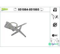 VALEO FRONT LEFT WINDOW REGULATOR 851864 FOR BMW