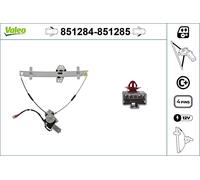 VALEO Front N/S Window Regulator Fits Honda 851284