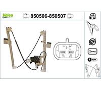 VALEO Front N/S Window Regulator + Motor Fits FORD Focus 5DR 98-04