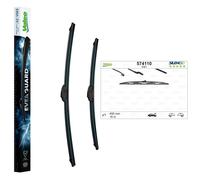 Valeo Everguard Kit of 2 Wiper Blades VSK5 - Front - 24 Inches / 18 Inches | Silicone Technology, Flat Blades, 566021