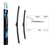 Valeo Everguard Kit of 2 Wiper Blades VSK7 - Front - 21 Inches / 19 Inches | Silicone Technology, Flat Blades, 566023