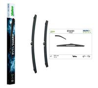 Valeo Front & Rear Wiper Blade Set fits Jaguar Xf Sportbrake 2012-2014