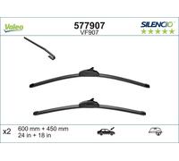 Valeo Front & Rear Wiper Blade Set fits Mazda 3 2013-2019 1.5 1.6 2.0 2.2