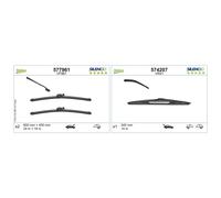 Valeo Silencio Wiper Blade VR41 - Rear - 345 mm - 1 Blade | Conventional Blade, 574207