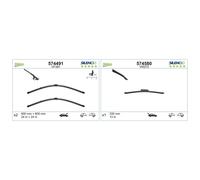 Valeo Front & Rear Wiper Blade Set fits Mercedes-Benz Cls Shooting Brake