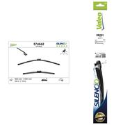 Valeo Front & Rear Wiper Blade Set fits MG Hs 2024-2025 1.5